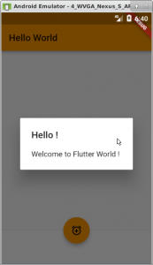 Flutter Hello World Pic 2